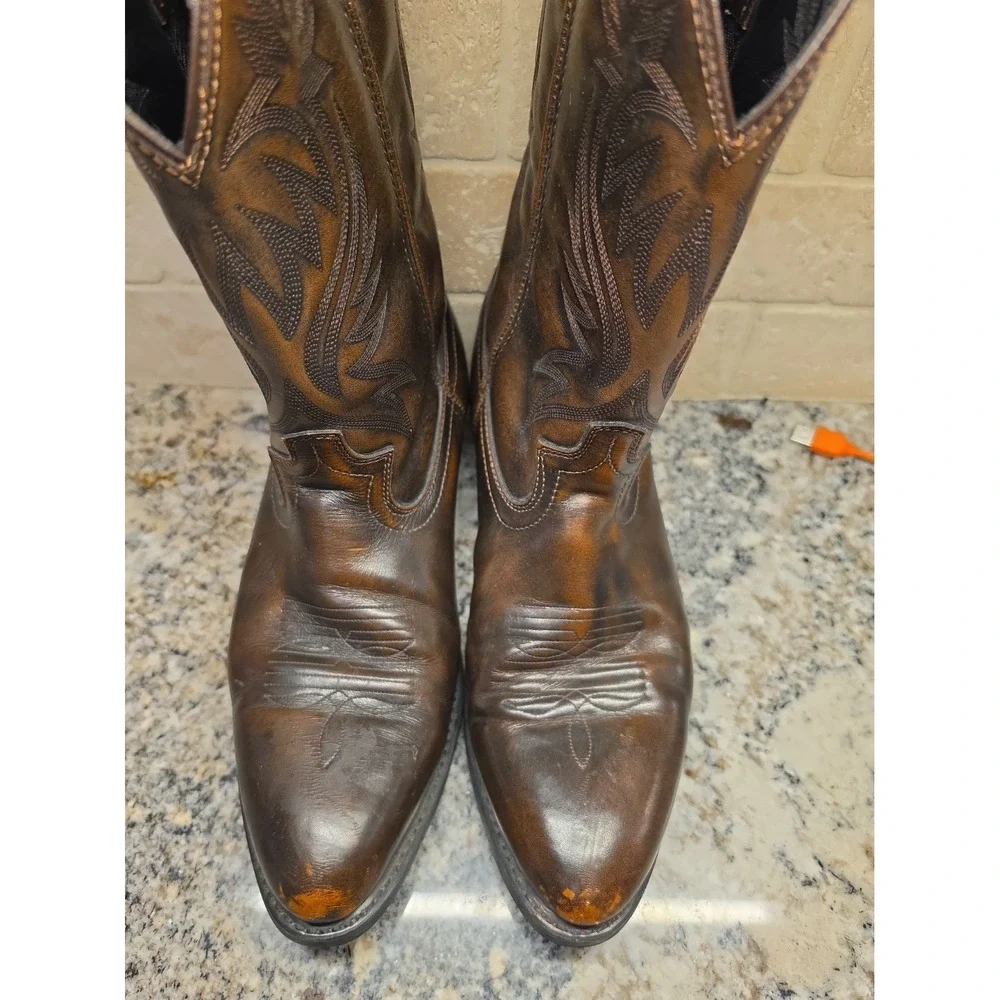 Laredo Brown Cowboy Boots 12D Mens